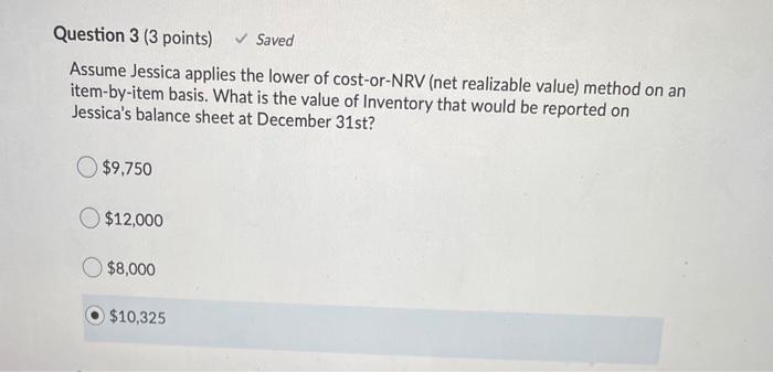 Solved Part 1(A): Additional Inventory Issues | LCNRV & LCM | Chegg.com