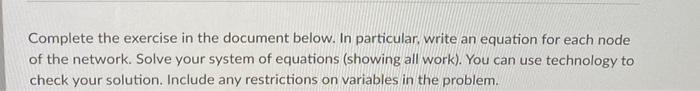Solved Complete the exercise in the document below. In | Chegg.com