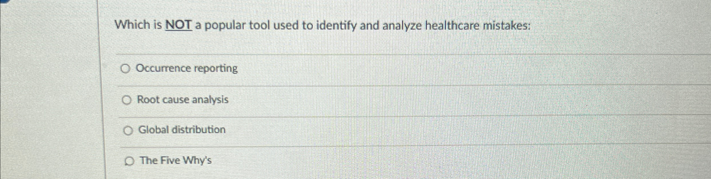 Solved Which is NOT a popular tool used to identify and | Chegg.com