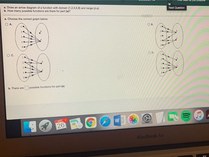 Solved PION Next Question a. Draw an arrow diagram of a | Chegg.com
