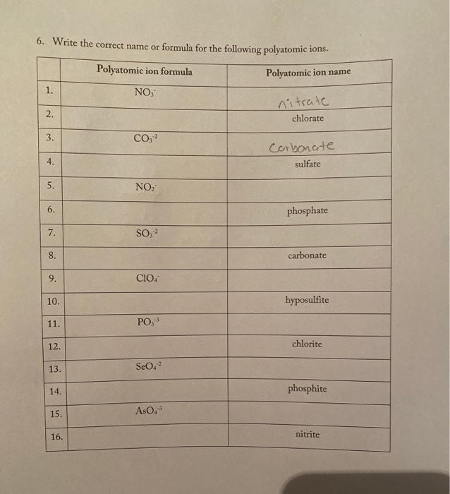 Write The Formula For The Polyatomic Ion In Nano3 85+ Pages Answer [6mb] - Updated 