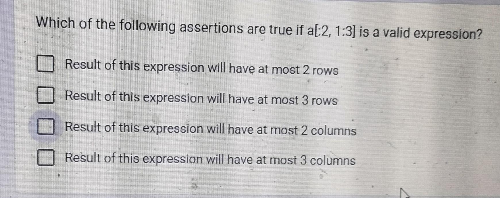 Solved which are the correct option? | Chegg.com