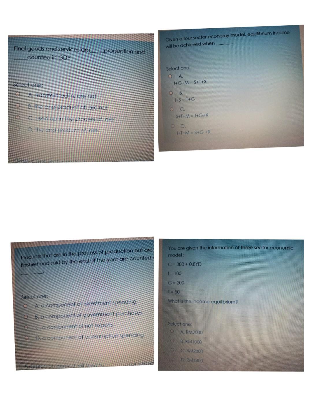 Solved Final goods and services are counted in GDP A