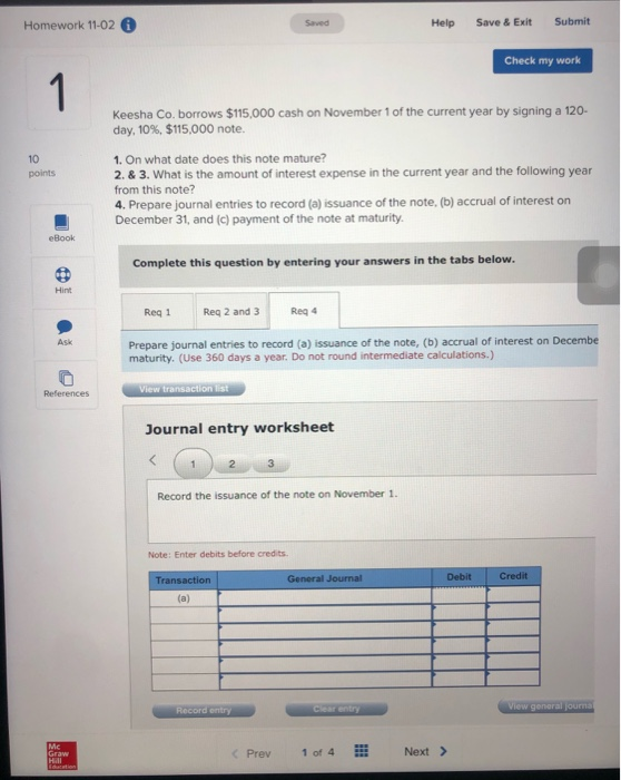 Solved Homework 11-02 Saved Help Save & Exit Submit Check my | Chegg.com