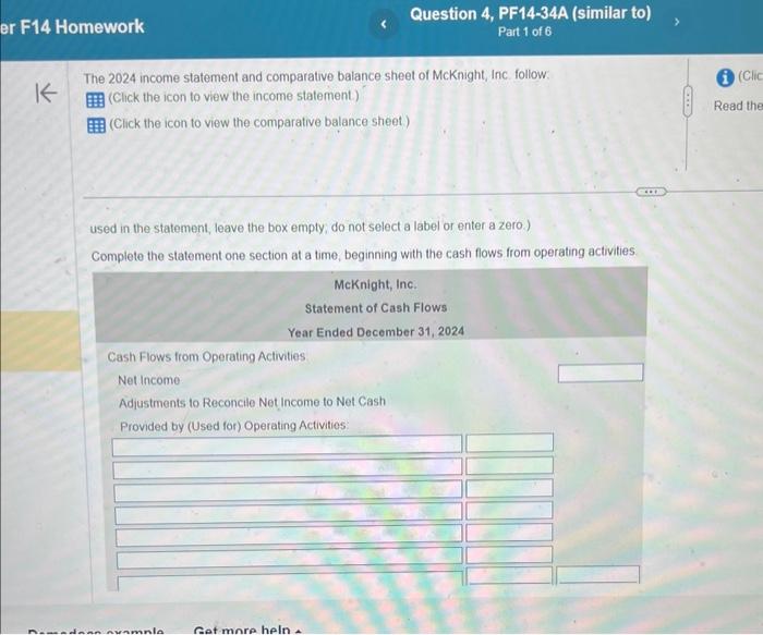 The 2024 Income Statement And Comparative Balance Chegg Com   Image