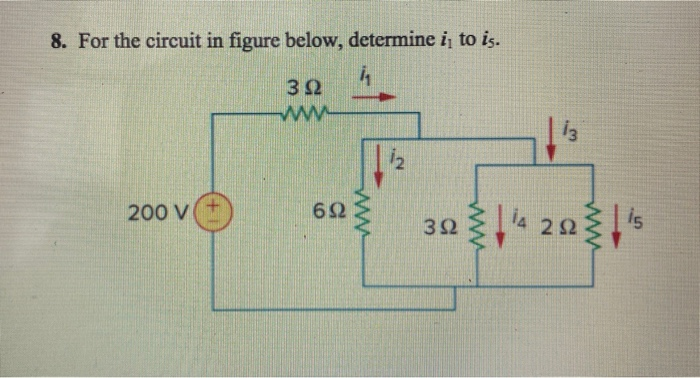 Solved 8. For the circuit in figure below, determine iſ to | Chegg.com
