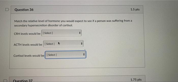 Solved U Question 37 1.75 pts Which of the following factors | Chegg.com