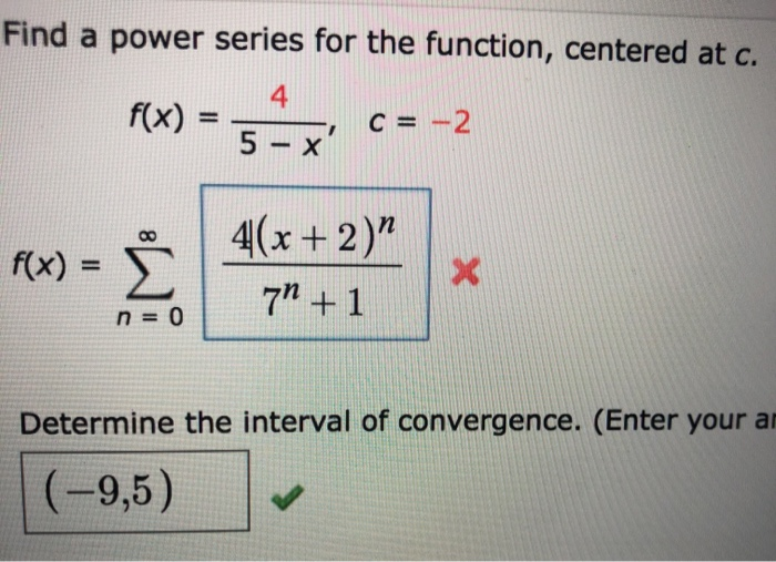 Solved Find A Power Series For The Function Centered At Chegg Com