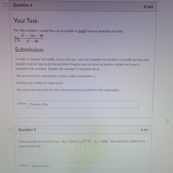 Solved Question 4 12 pts Your Task: For this problem, I | Chegg.com