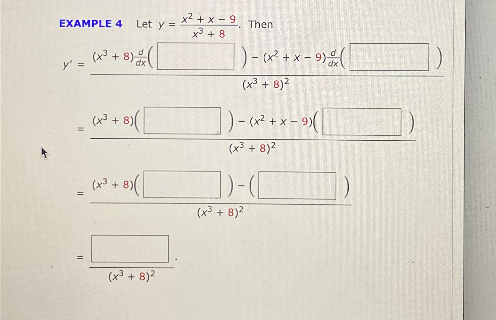 Solved Example 4 ﻿let Y X2 X 9x3 8