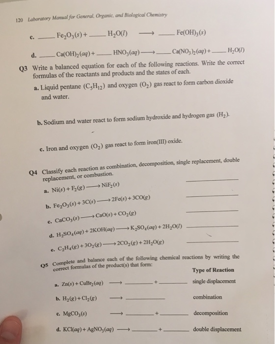 Solved Laboratory Manual for General, Organic, and