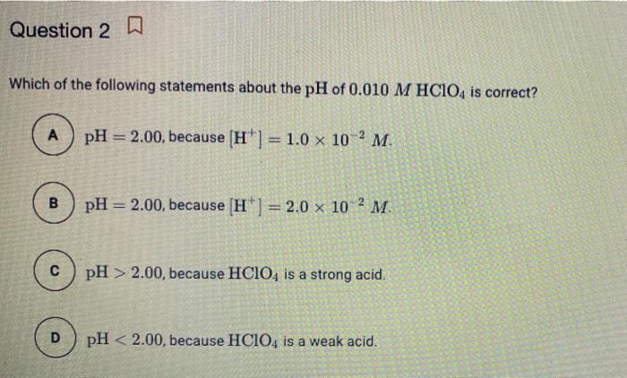 Solved Question 1 口 Which of the following pairs of | Chegg.com