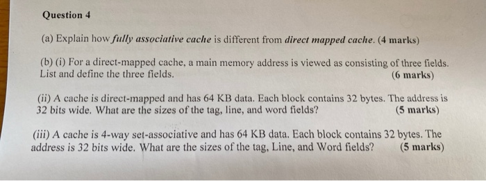 Solved Section B Answer Any Three Questions From This