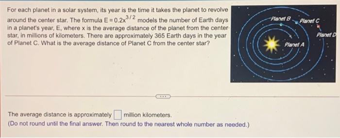 Solved Planer Planet C For each planet in a solar system, | Chegg.com