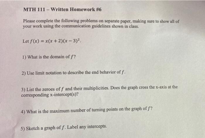 Solved Please complete the following problems on separate | Chegg.com