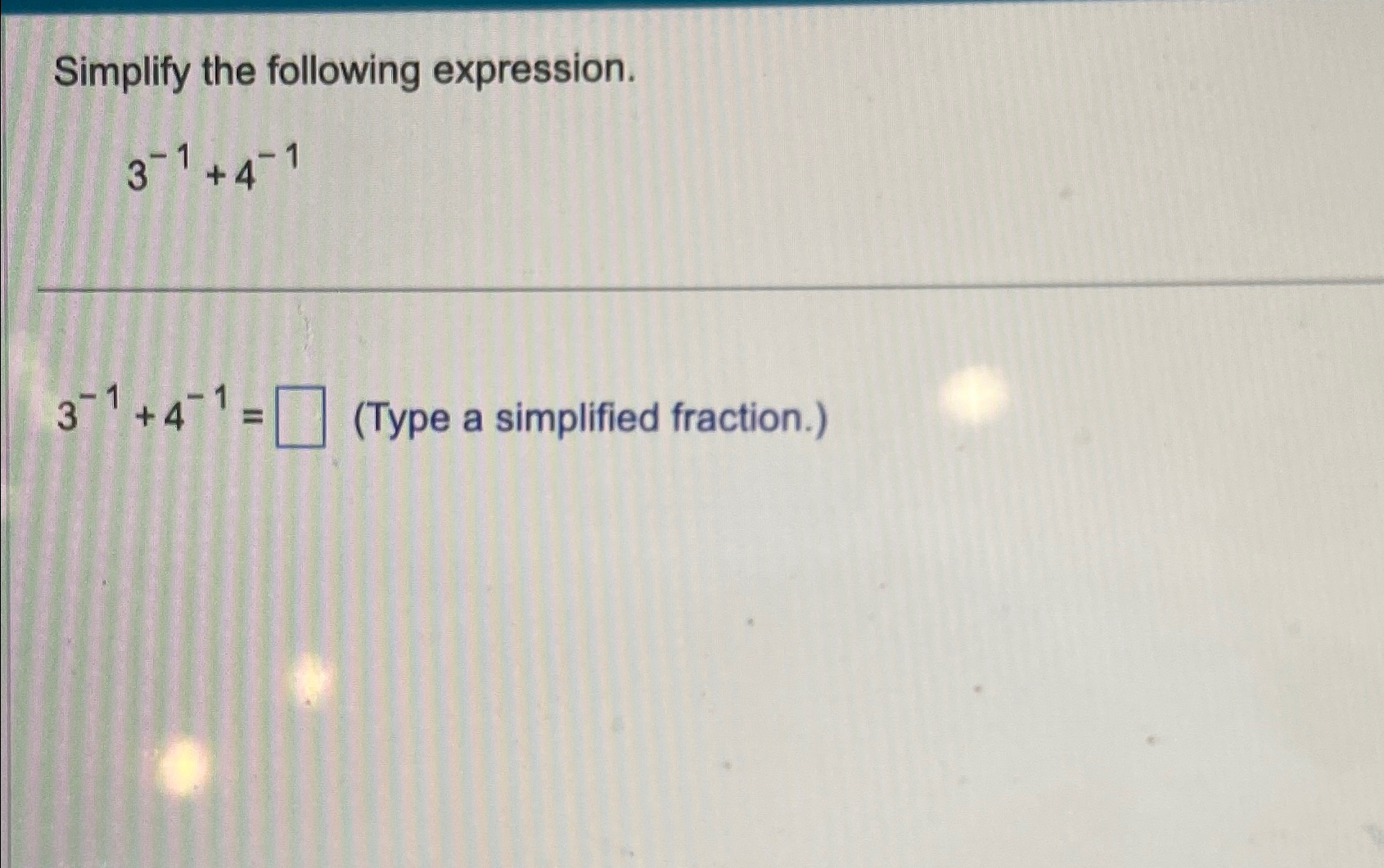 Solved Simplify the following | Chegg.com