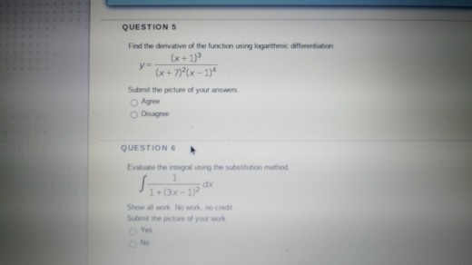 Solved QUESTIONS Find the derivative of the function using | Chegg.com