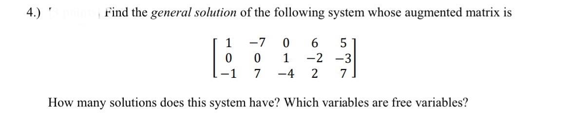 Solved 4.) ﻿Find the general solution of the following | Chegg.com