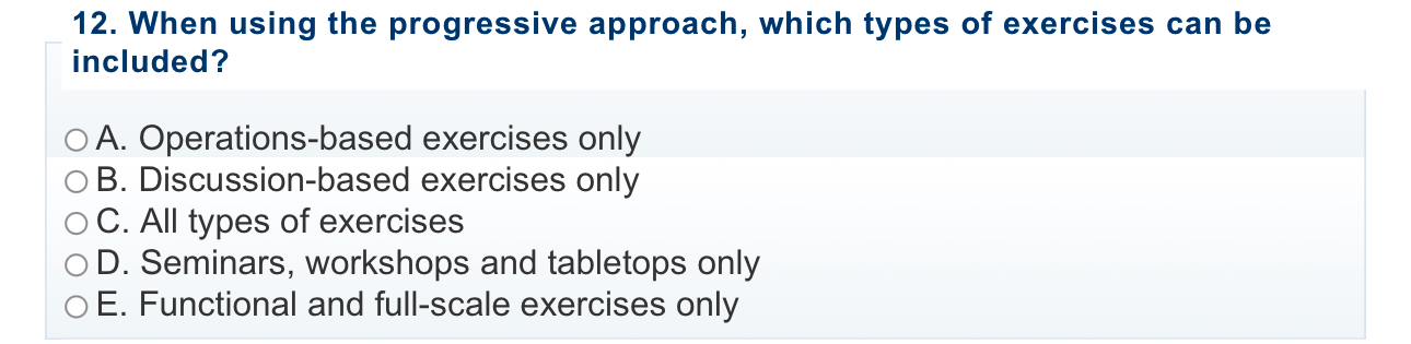 When using the progressive approach, which types of | Chegg.com