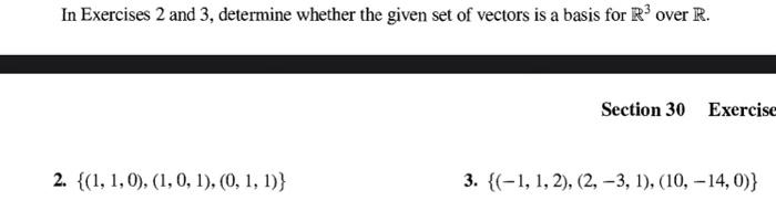 Solved In Exercises 2 And 3 , Determine Whether The Given | Chegg.com