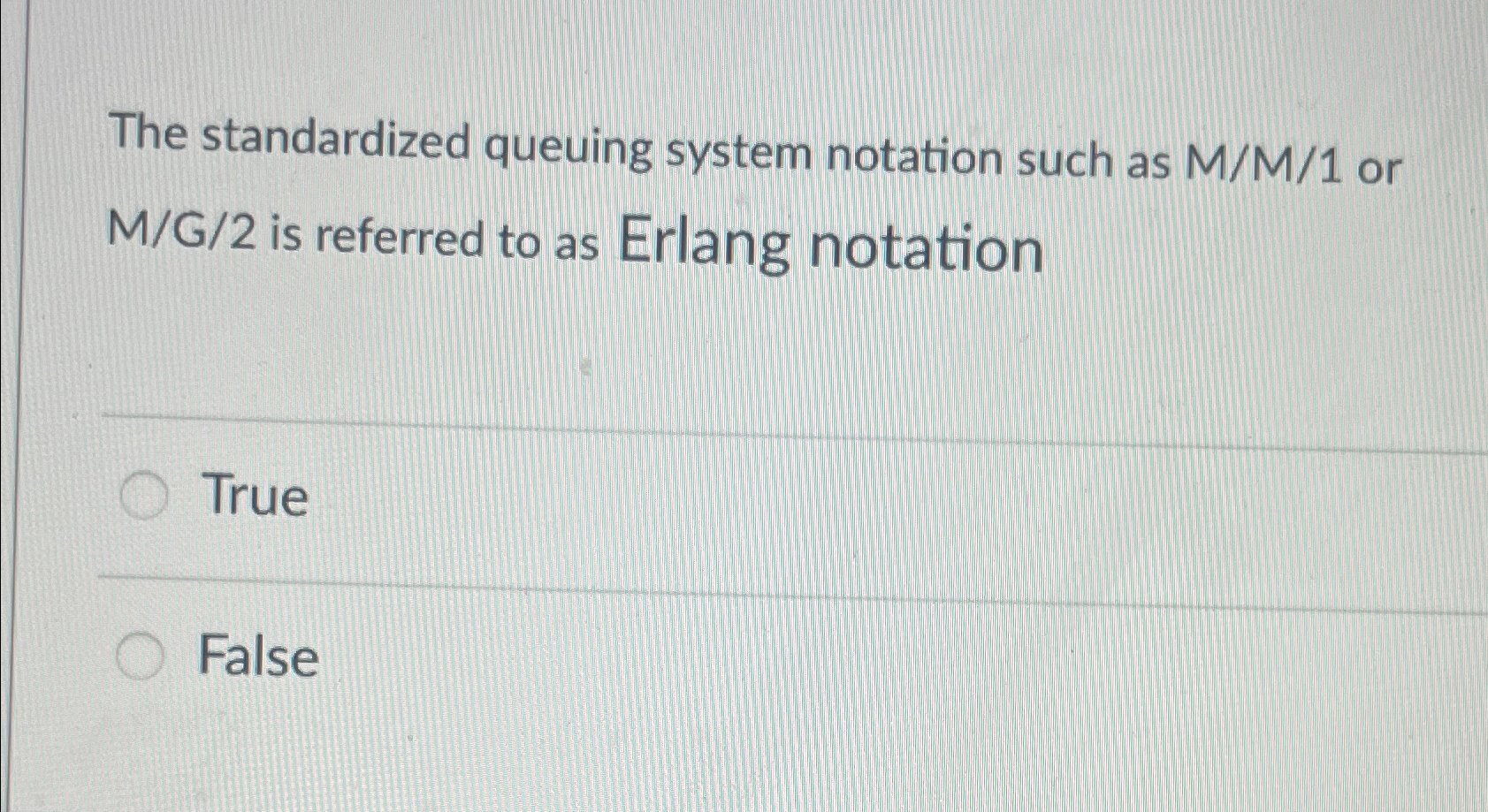 Solved The standardized queuing system notation such as MM?1 | Chegg.com