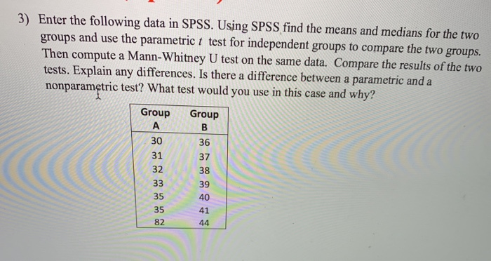 solved-3-enter-the-following-data-in-spss-using-spss-find-chegg