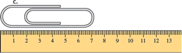 Solved: Measure the length of the paper clip using the ruler. | Chegg.com