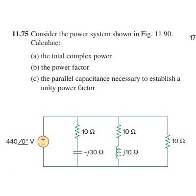 Solved 11.75 ﻿Consider the power system shown in Fig. 11.90. | Chegg.com