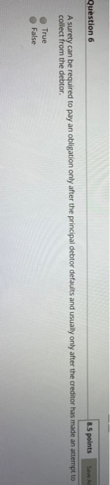 Solved Question 5 8.5 points Save Answer Roland files a | Chegg.com