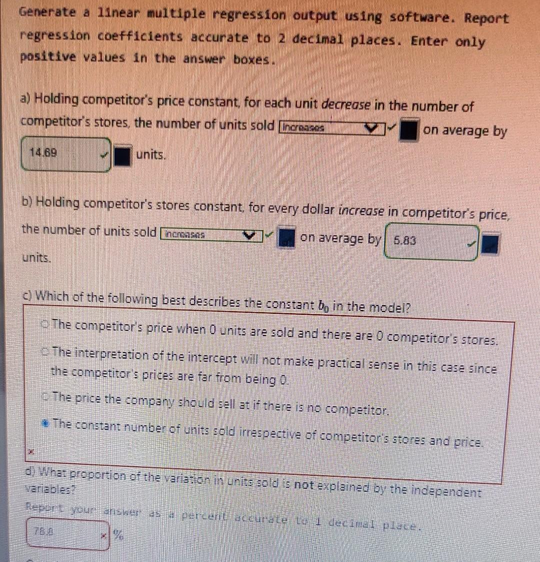 Solved In Order To Determine The Relationship Between The | Chegg.com