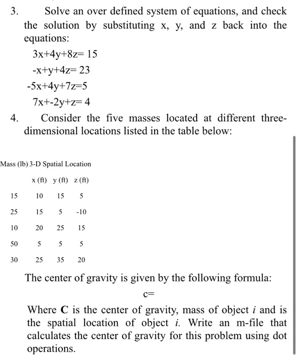 Solved 3 Solve Defined System Equations Check Solution Su