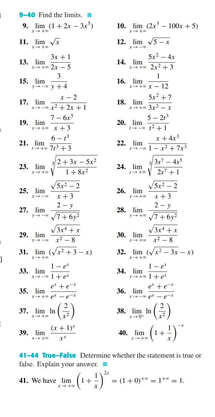 Solved 3. lim x(x - 1)(x + 1) 4. lim x3 – 3x2 + 9x x →2 x →3 | Chegg.com