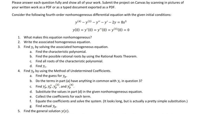 Solved Please answer each question fully and show all of | Chegg.com