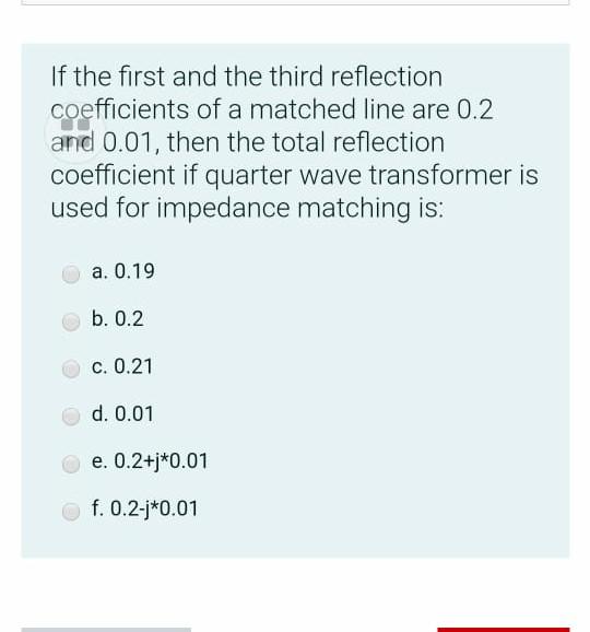 Solved If the first and the third reflection coefficients of | Chegg.com