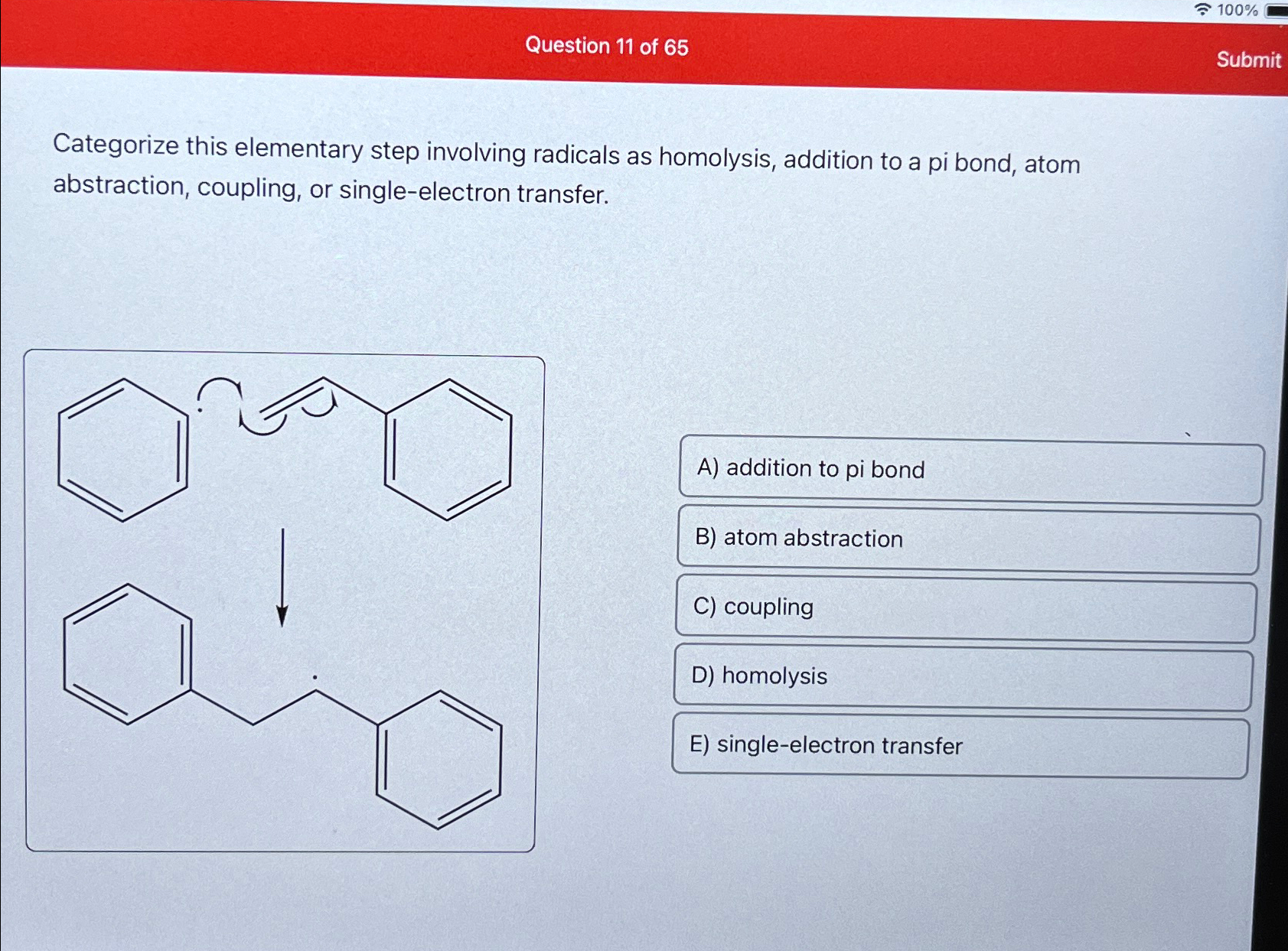 Solved Question 11 ﻿of 65SubmitCategorize this elementary | Chegg.com