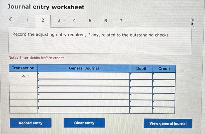 Solved Journal entry worksheet Record the adjusting entry | Chegg.com