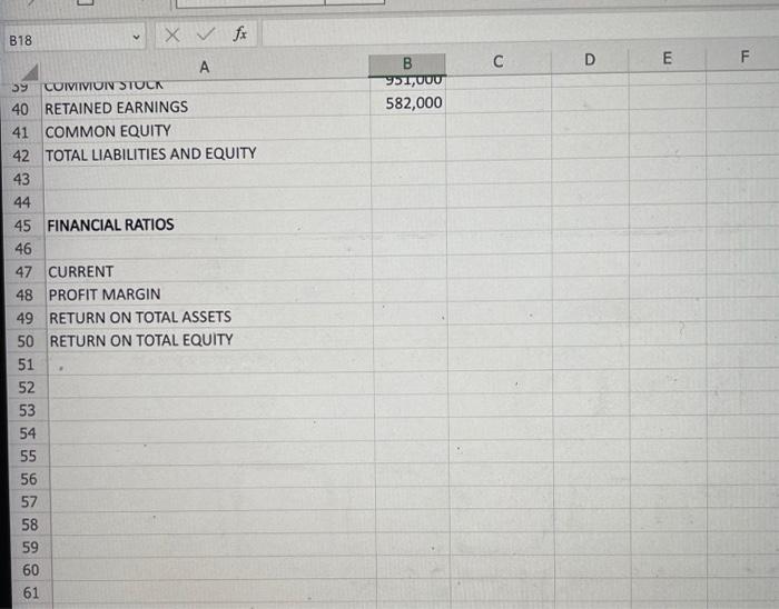Solved what formulas would i use to complete column B on | Chegg.com