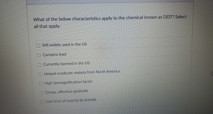 Solved What of the below characteristics apply to the | Chegg.com