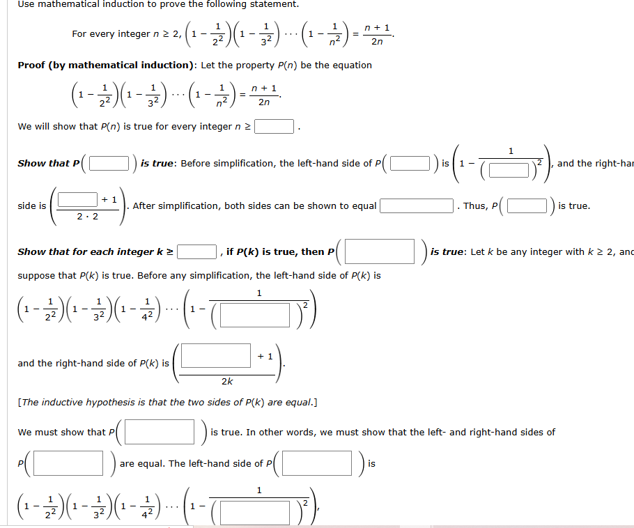 Solved Use mathematical induction to ﻿prove the following | Chegg.com