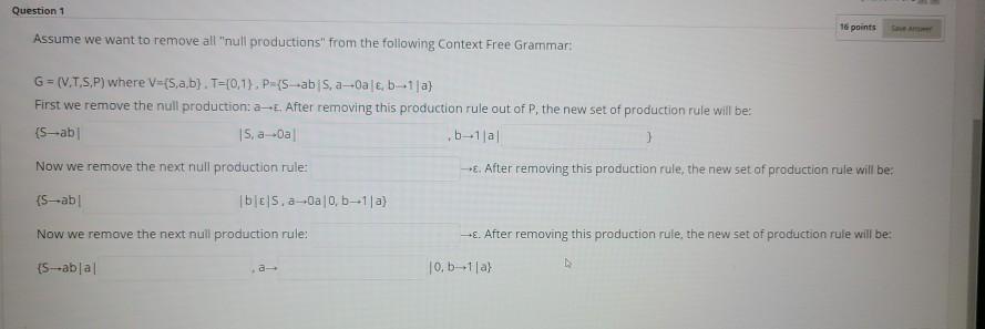 Solved Question 1 16 points Assume we want to remove all | Chegg.com