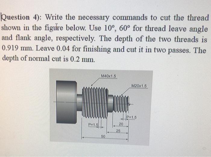 Solved Question 4): Write the necessary commands to cut the | Chegg.com