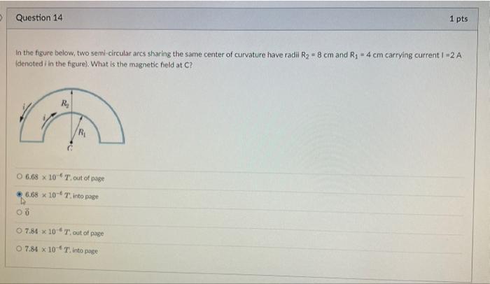 Solved Question 14 1 pts In the figure below, two | Chegg.com