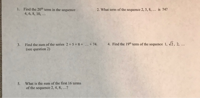 what is the 10th term of this sequence 2 4 6 8