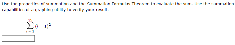Solved Use the properties of summation and the Summation | Chegg.com