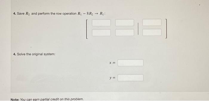 Solved (10 points) Solve the following system using | Chegg.com