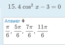 Solved Find all solutions of the equation, [0, 2 ﻿pi] | Chegg.com