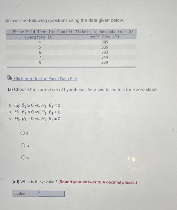 Solved Answer the following questions using the data given | Chegg.com