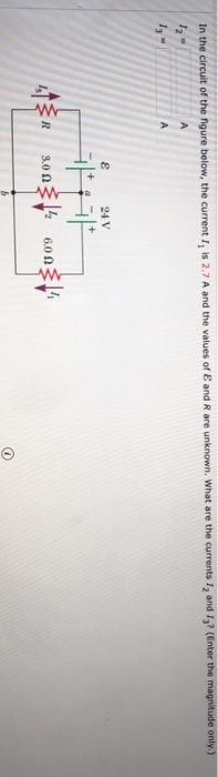 Solved In the circuit of the figure below, the current I, is | Chegg.com