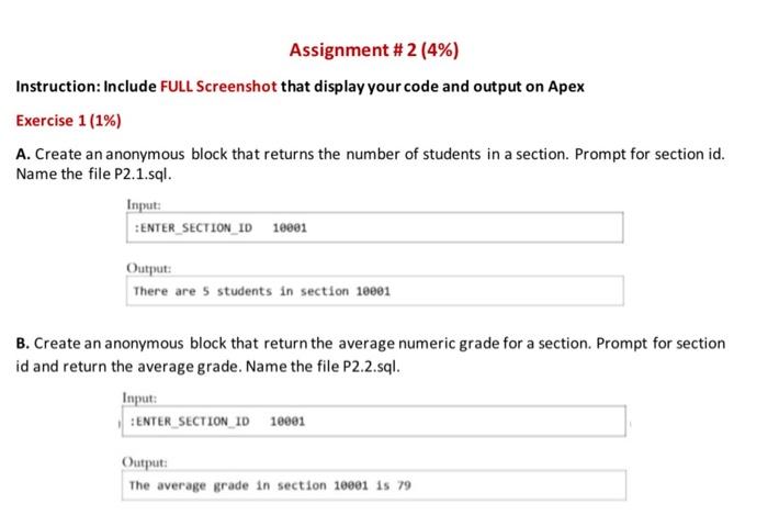 Solved Assignment #2 (4%) Instruction: Include FULL | Chegg.com