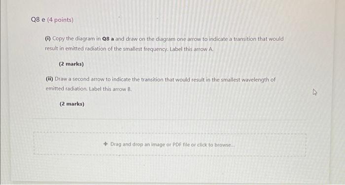 Solved Q8 a (3 points) The diagram below shows four energy | Chegg.com